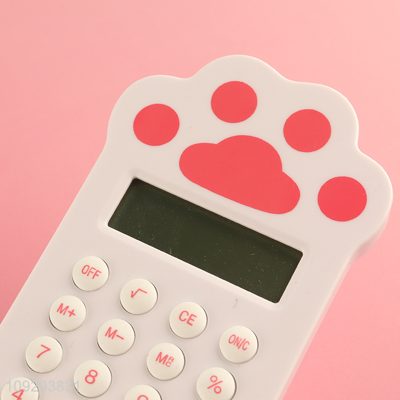 China Imports 8 Digits Calculator Cute Cat Paw Calculator for Students