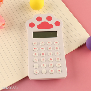 China Imports 8 Digits Calculator Cute Cat Paw Calculator for Students