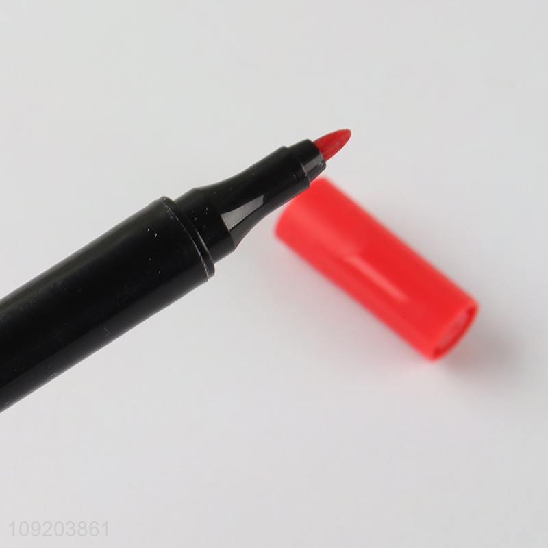 Factory Price 8 Colors Non-Toxic Dual Tip Highlighter Pens for School Students