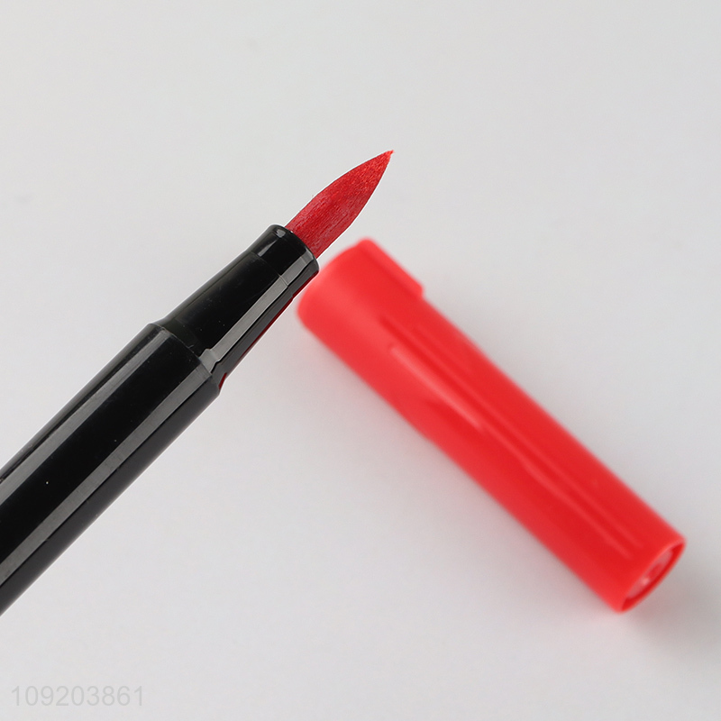 Factory Price 8 Colors Non-Toxic Dual Tip Highlighter Pens for School Students