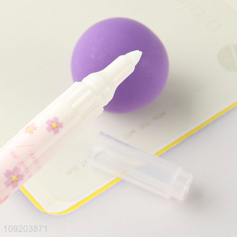 Hot Selling 5 Colors Highlighters Chisel Tip Highlighter Markers School Supplies