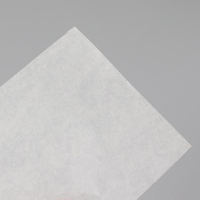 Hot selling 250sheets food grade kitchen paper white patty paper