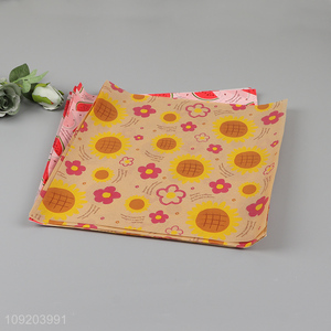 Best selling 20sheets multicolor kitchen paper baking paper wholesale