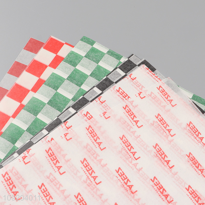 Most popular multicolor square kitchen paper baking paper for sale