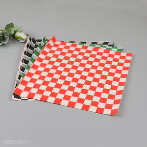 Most popular multicolor square kitchen paper baking paper for sale
