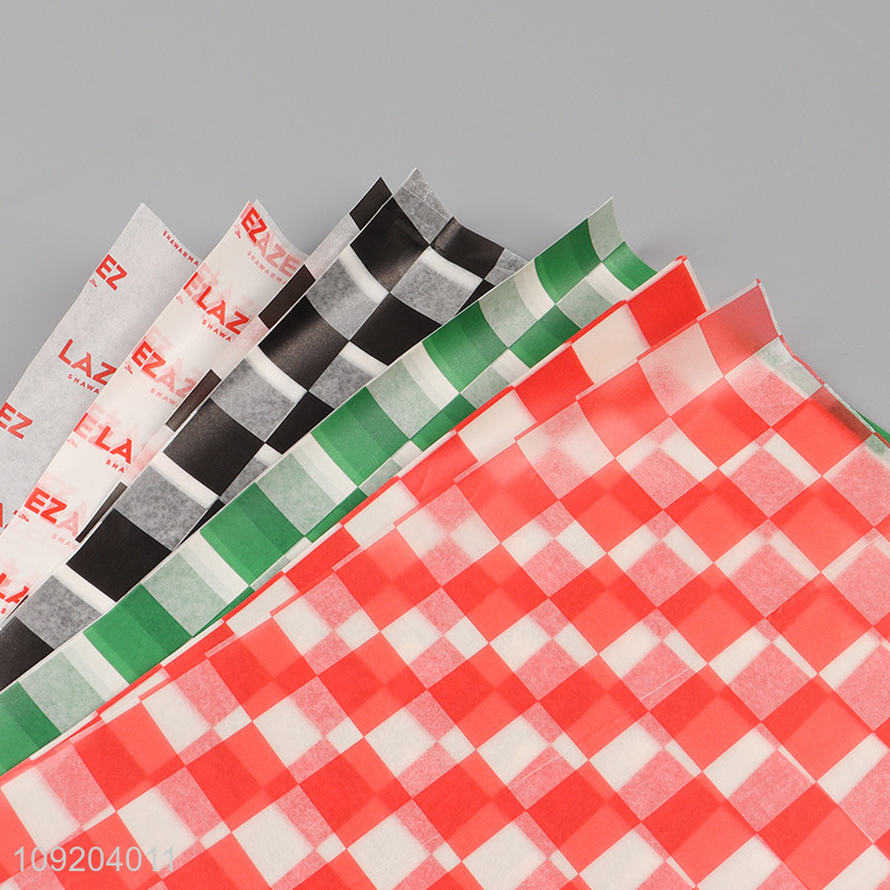 Most popular multicolor square kitchen paper baking paper for sale