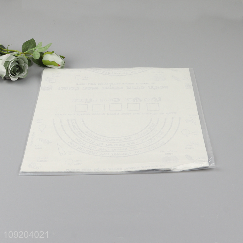 China supplier 20sheets square home kitchen paper baking paper