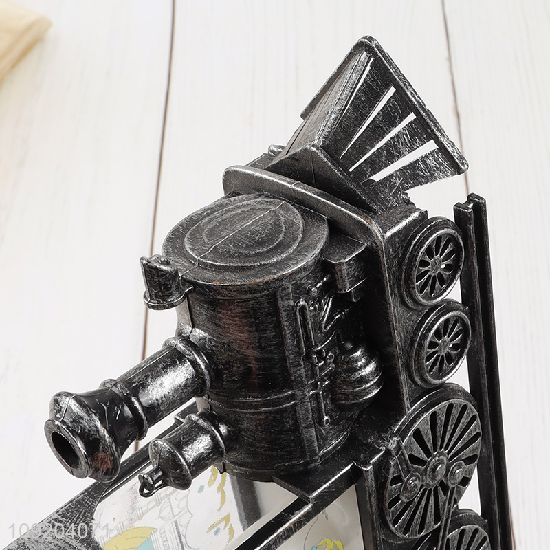 Top products train shape retro style led flame lights decorative lights