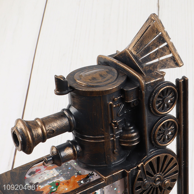 Popular products retro style Christmas glow waterflood decoration night light