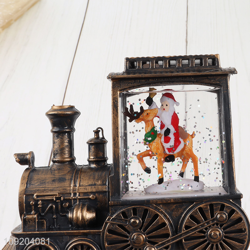 Popular products retro style Christmas glow waterflood decoration night light