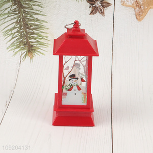 Hot products snowman christmas decoration led wind lights flame lights