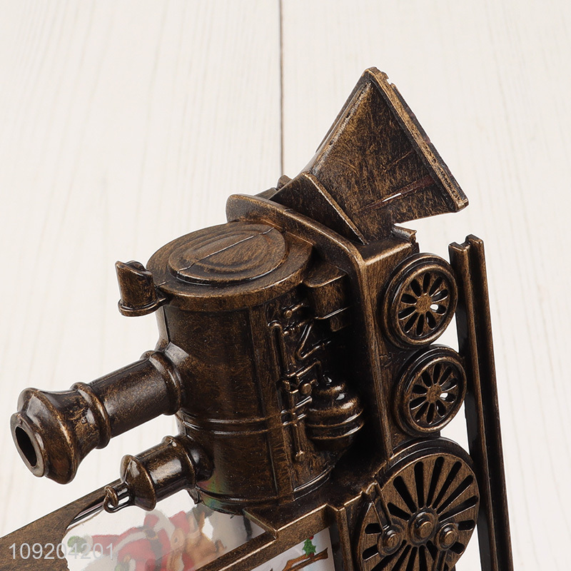 Most popular train shape retro style led flame lights decorative lights