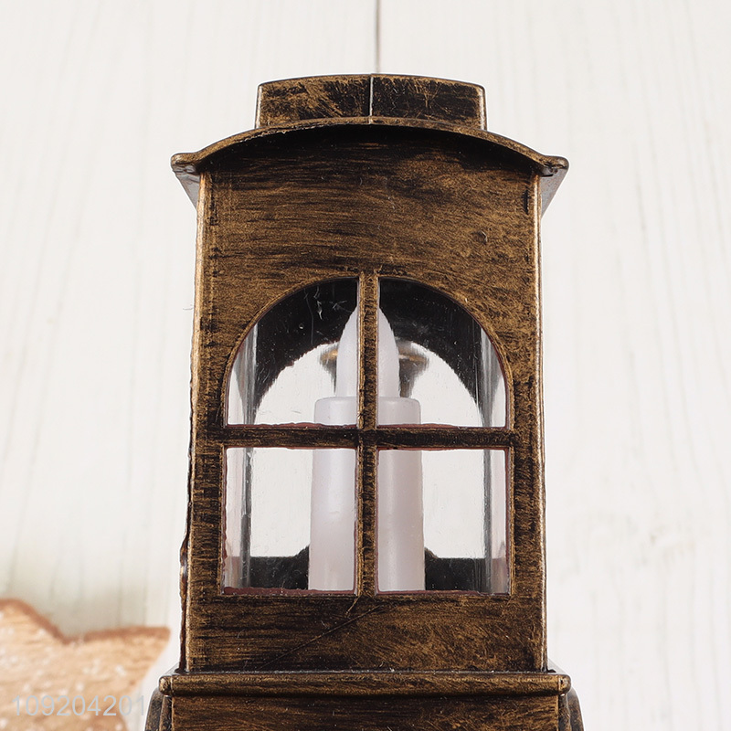 Most popular train shape retro style led flame lights decorative lights