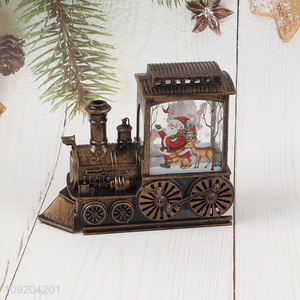 Most popular train shape retro style led flame lights decorative lights