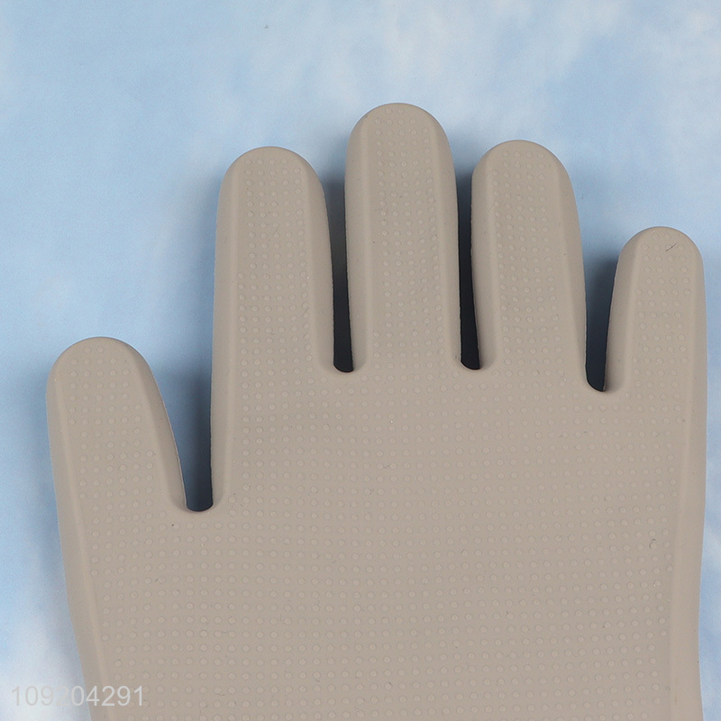 Hot selling household gloves silicone kitchen cleaning gloves
