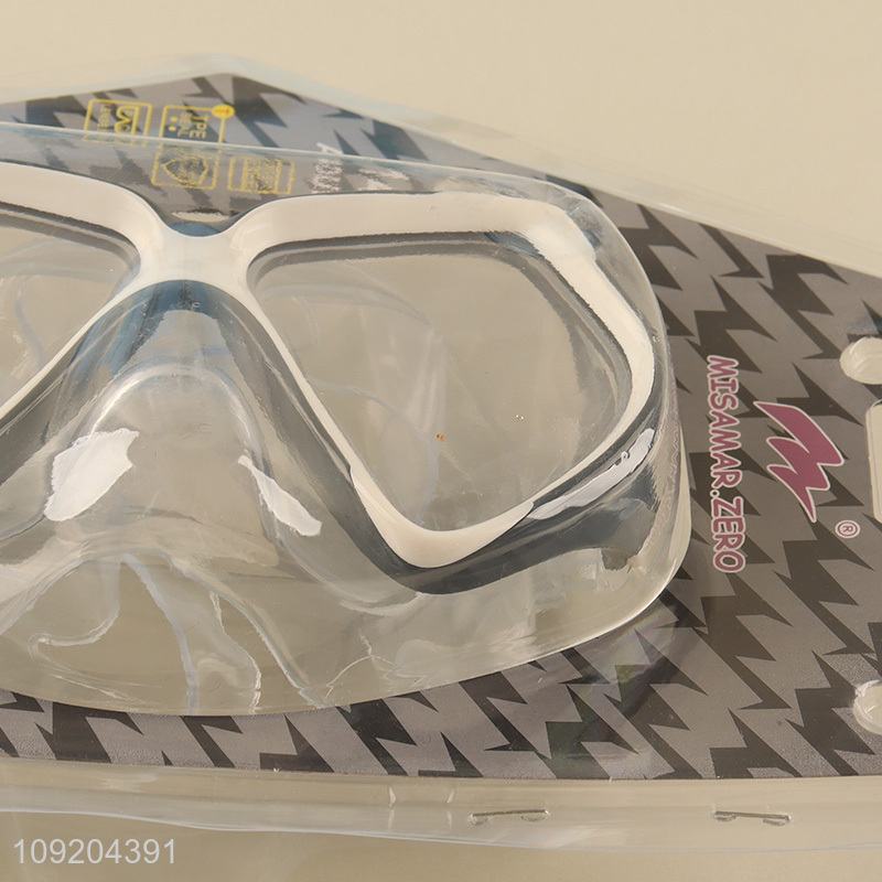 High Quality Adults Swim Goggles Anti Fog Plastic Diving Masks