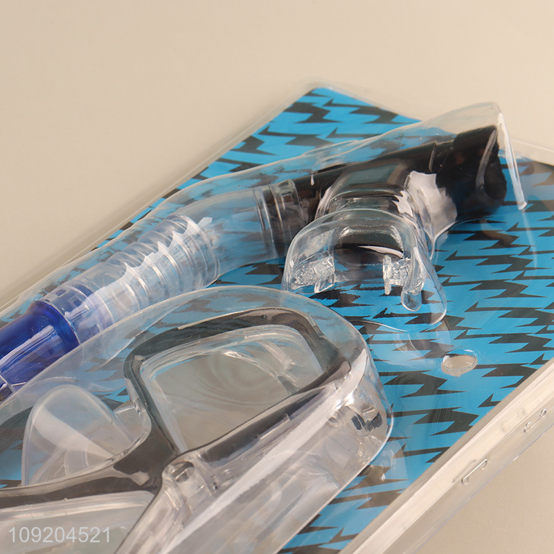 China Wholesale Anti Fog No Leakage Diving Mask and Snorkel Set for Men Women