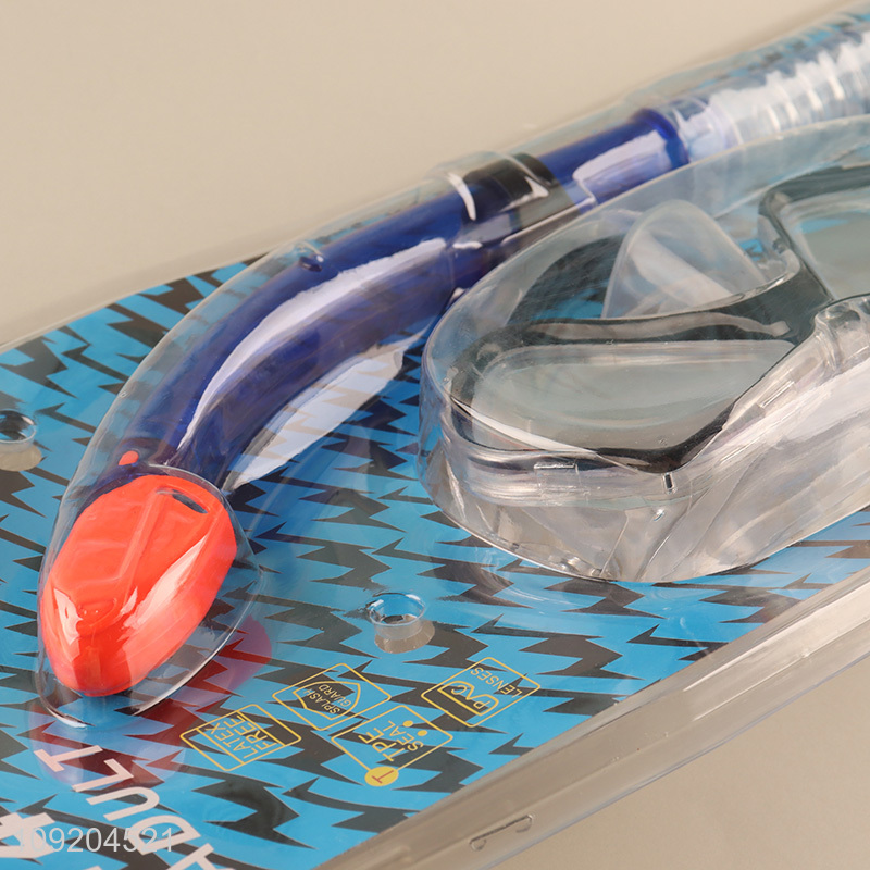 China Wholesale Anti Fog No Leakage Diving Mask and Snorkel Set for Men Women