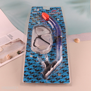 China Wholesale Anti Fog No Leakage Diving Mask and Snorkel Set for Men Women