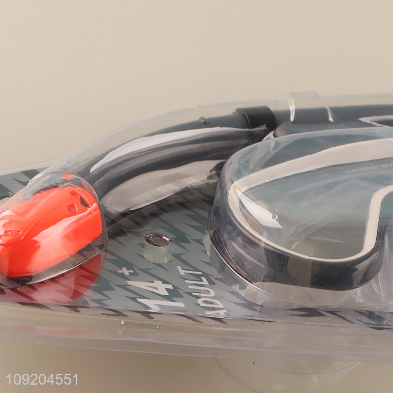 Hot Selling Adults Snorkeling Kit with Anti-Fog Scuba Diving Mask & Snorkel