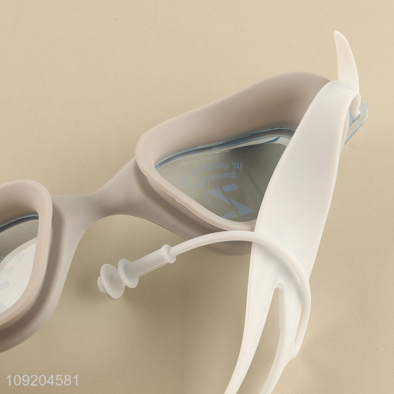 Factory Price Adults Swim Goggles Silicone Swim Masks for Men Women