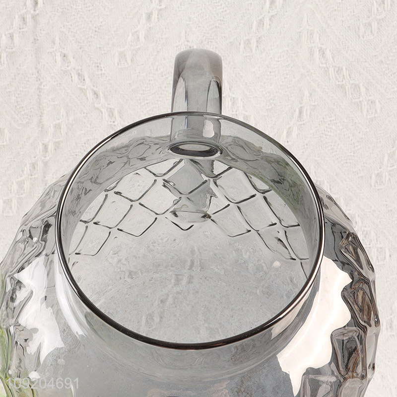 Hot selling home kitchen glass tea kettle tea pot with handle