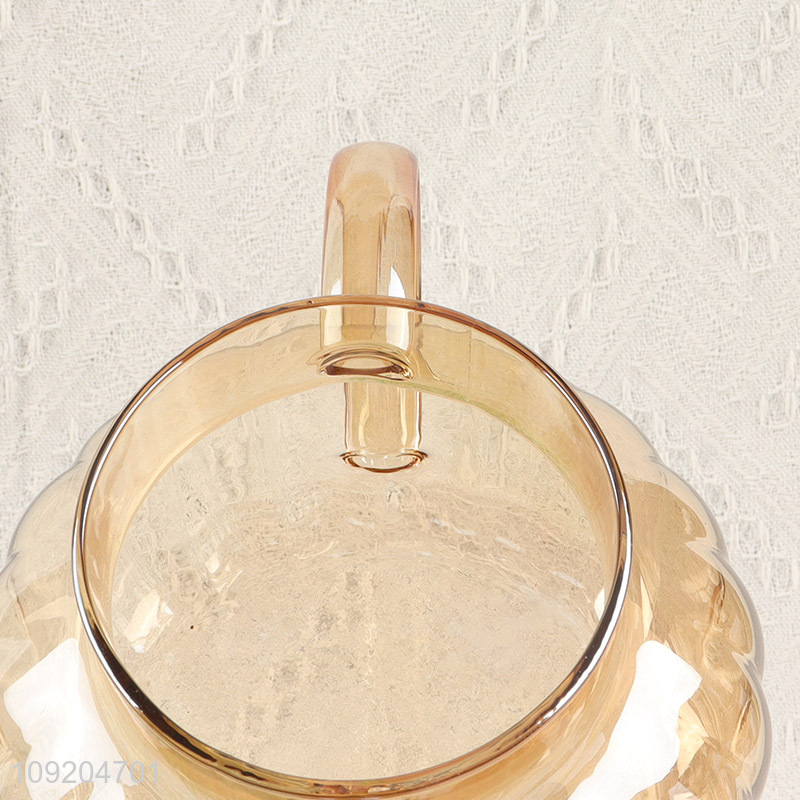 Factory price household glass tea kettle tea pot with handle