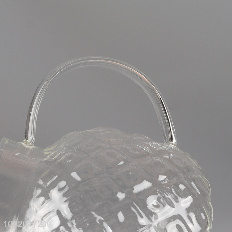 Most popular clear glass home kitchen tea kettle tea pot