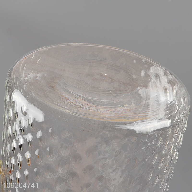 Yiwu market clear glass home kitchen water jug water pot with handle