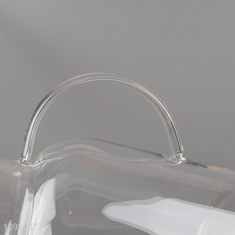 Top quality clear glass heat-resistant kitchen tea pot tea kettle