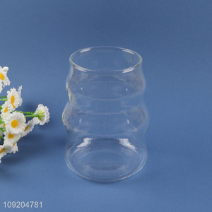 New arrival clear unbreakable glass water cup drinking cup for sale
