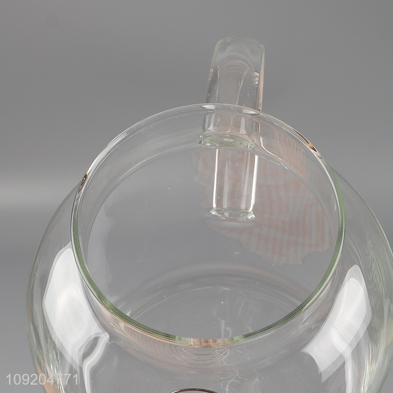Top quality clear glass heat-resistant kitchen tea pot tea kettle