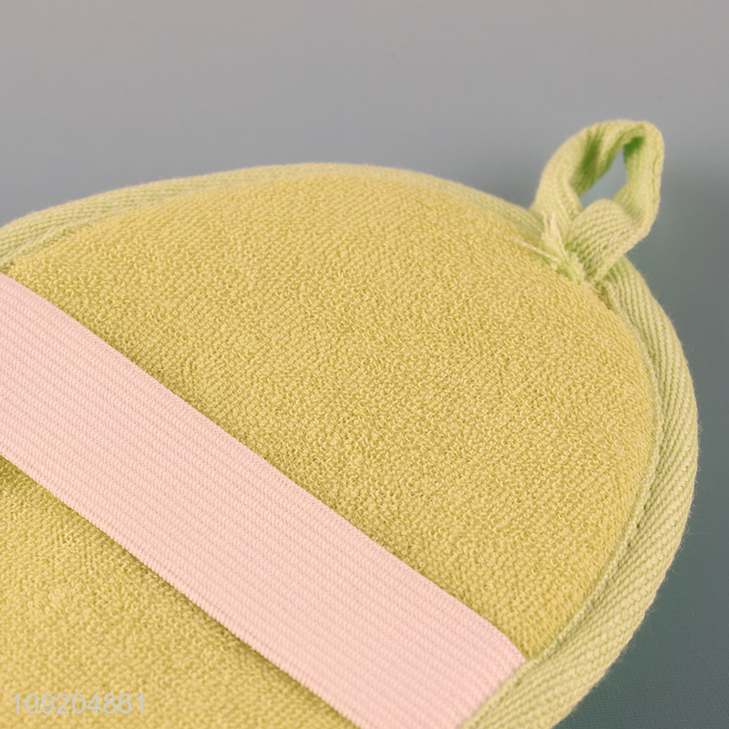 New Arrival Doube Sided Exfoliating Bath Loofah Sponge Body Scrubber