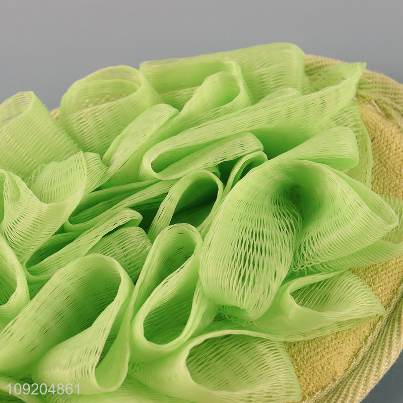 New Arrival Doube Sided Exfoliating Bath Loofah Sponge Body Scrubber