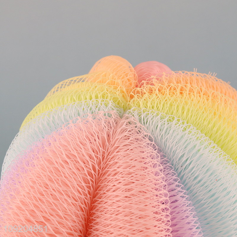 Hot Selling Exfoliating Body Scrubber Mesh Shower Ball for Men Women