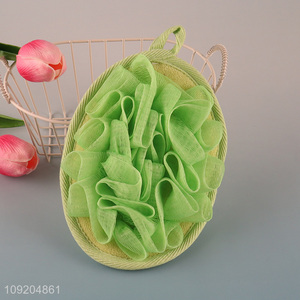 New Arrival Doube Sided Exfoliating Bath Loofah Sponge Body Scrubber