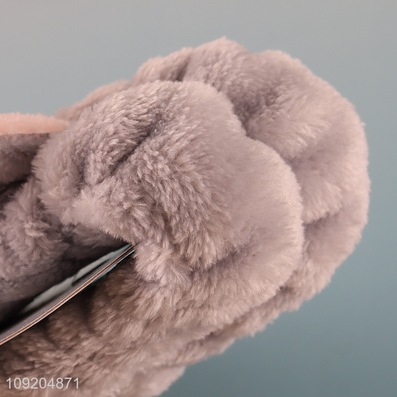 Online Wholesale Plush Makeup Cosmetic Headband for Face Washing & Spa