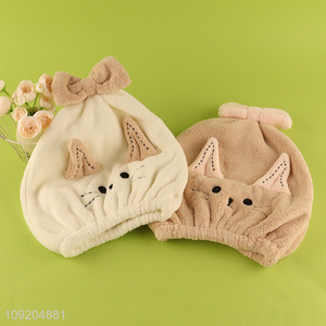 Wholesale Microfiber Hair Towel Ultra Absorbent Hair Drying Towel for Women