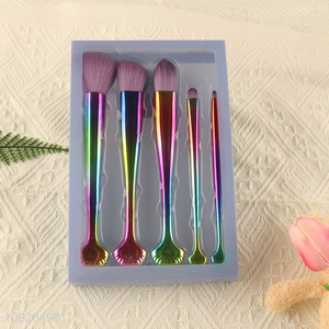 High Quality 5PCS Professional Makeup Brush Set for Women And Girls