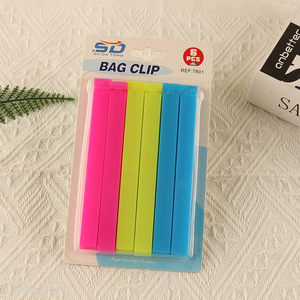 Good Quality 6PCS Chip Clips Food Bag Clips Plastic Sealing Clips