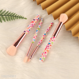 Factory Price 4PCS Makeup Brush Set Custom Logo Cosmetic Brushes Set