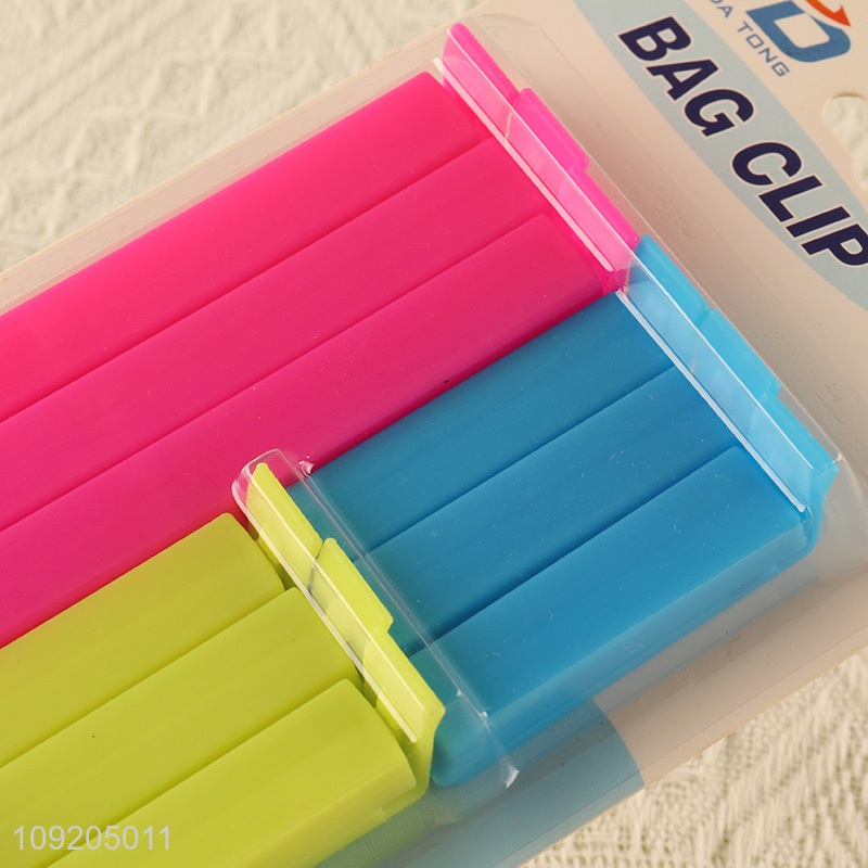 New Product 9PCS Plastic Sealing Clips Food Snack Bag Sealing Clips