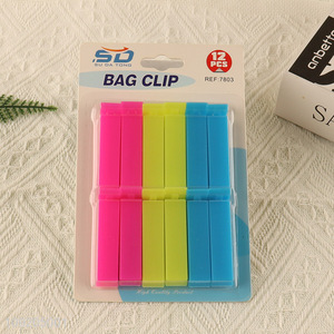 Hot Selling 9PCS Reusable Plastic Sealing Clips Food Chip Bag Clips