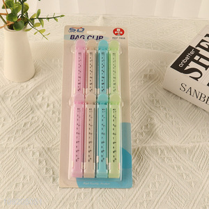 Factory Supply 8PCS Chip Clips Food Bag Clips Plastic Sealing Clips