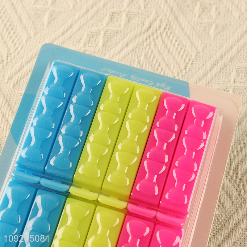 New Arrival12PCS Plastic Sealing Clips Food Snack Bag Sealing Clips