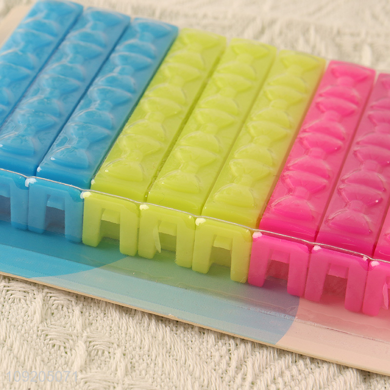 Good Quality 9PCS Reusable Plastic Sealing Clips Food Chip Bag Clips