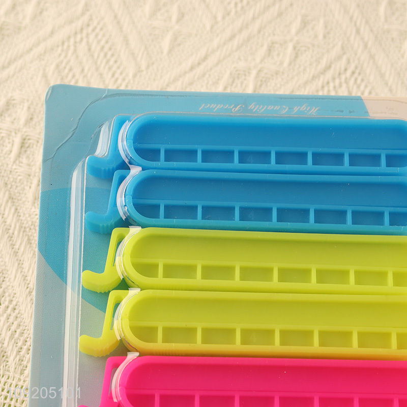 New Product 6PCSplastic Sealing Clips for Food And Snack Chip Bag
