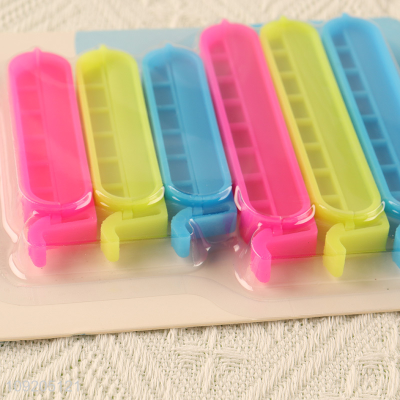 Factory Price 6PCS Chip Clips Food Bag Clips Plastic Sealing Clips