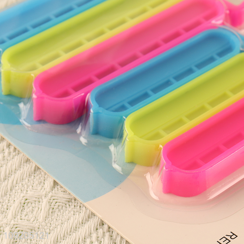 Factory Price 6PCS Chip Clips Food Bag Clips Plastic Sealing Clips