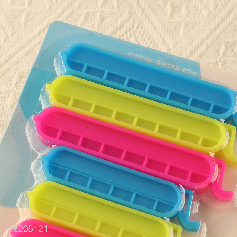 Factory Price 6PCS Chip Clips Food Bag Clips Plastic Sealing Clips